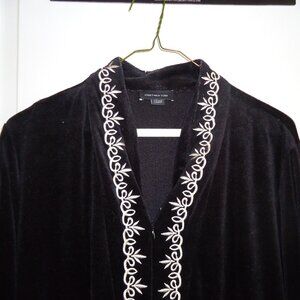 Jones New York Velour Robe L